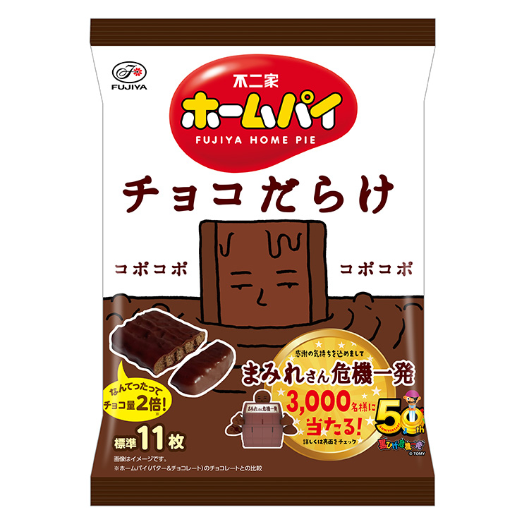 １２１ｇホームパイチョコだらけミドルパック